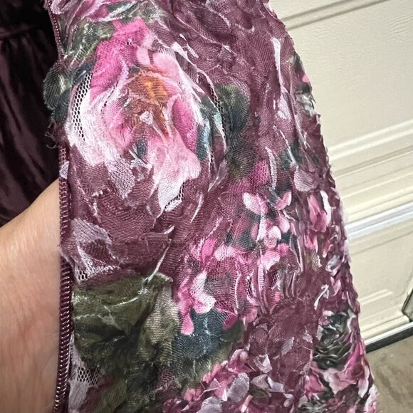 Bcx Juniors Sweetheart-Neck Fit & Flare Floral Dress Sz 13 Party Pink - Picture 7 of 9